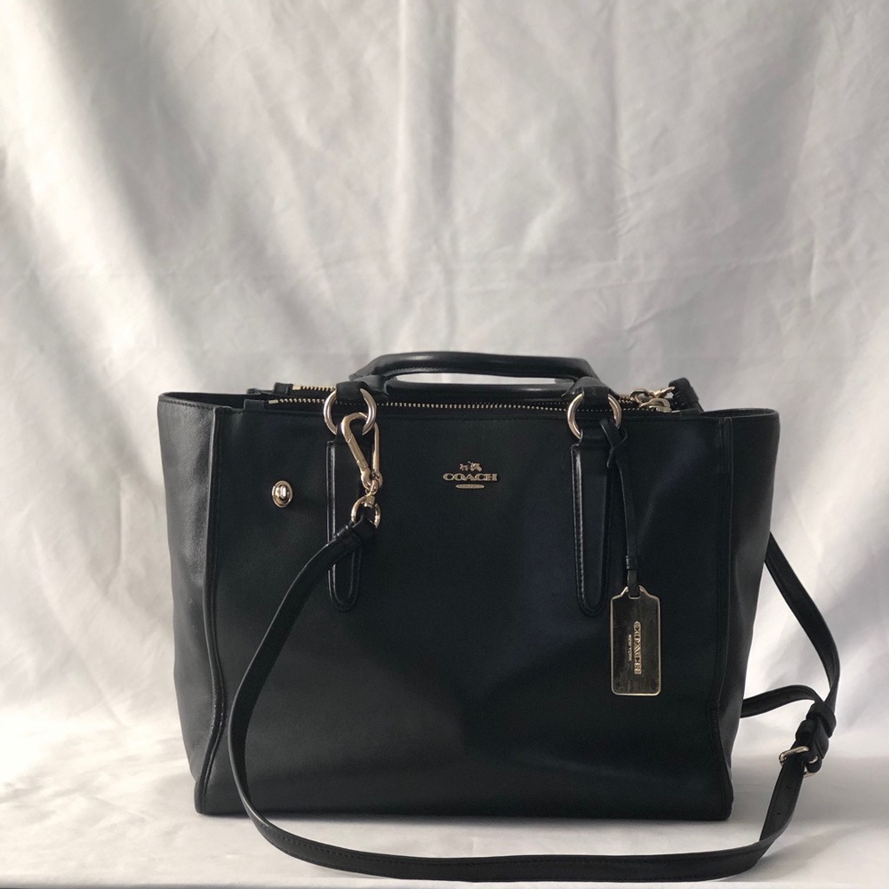 Coach Black Leather Bag